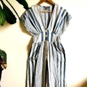 Angie Cotton Nautical Romper